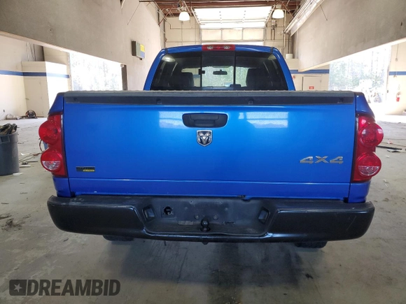 2007 Dodge 1500 ST with VIN 1D7HU18P67J609103, listed as a Copart auction lot 46133365 with 151,211 mi miles and Salvage Title. Bid and sale history available at DreamBid. Image 6.