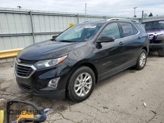 2019 Chevrolet Equinox LT z VIN 2GNAXKEV4K6109319, wystawiony jako Copart lot #54022095 z przebiegiem 66 315 mil mil oraz Szkoda całkowita • Salvage title. Historia ofert i sprzedaży dostępna na DreamBid. Obrazek 1.