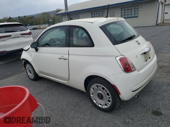 2015 FIAT 500 Pop with VIN 3C3CFFAR5FT696219, listed as a Copart auction lot 54511235 with 73,385 mi miles and Salvage Title. Bid and sale history available at carsss.com. Image 2.