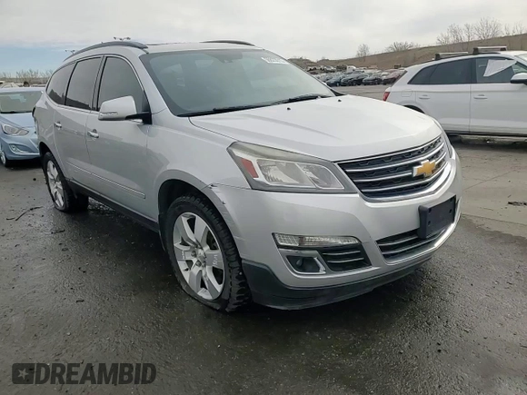 2015 Chevrolet Traverse LTZ with VIN 1GNKVJKD9FJ382751, listed as a Copart auction lot 50823015 with 131,877 mi miles and Salvage Title. Bid and sale history available at DreamBid. Image 14.