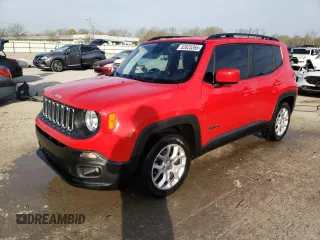 2018 Jeep Renegade Latitude z VIN ZACCJABBXJPH46742, wystawiony jako Copart lot #52825265 z przebiegiem 122 055 mil mil oraz Szkoda całkowita • Salvage title. Historia ofert i sprzedaży dostępna na DreamBid. Obrazek 1.