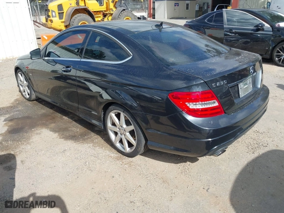2012 Mercedes-Benz C-Class C 250 with VIN WDDGJ4HB3CF784139, listed as a IAAI auction lot 41958981 with 130,628 mi miles. Bid and sale history available at carsss.com. Image 3.