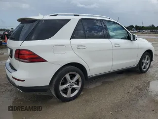 2017 Mercedes-Benz GLE 350 with VIN 4JGDA5JBXHA958446, listed as a Copart auction lot 61852755 with 157,812 mi miles and Salvage title. Bid and sale history available at DreamBid. Image 3.