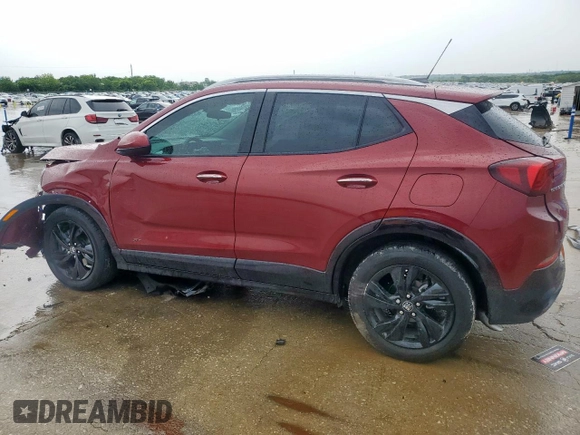 2025 Buick Encore GX Sport Touring with VIN KL4AMDSL9SB088491, listed as a Copart auction lot 54571495 with 15,101 mi miles and Salvage title. Bid and sale history available at DreamBid. Image 2.