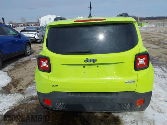 2017 Jeep Renegade Altitude with VIN ZACCJABB9HPF84211, listed as a IAAI auction lot 41595512 with 68,577 mi miles and . Bid and sale history available at DreamBid. Image 17.
