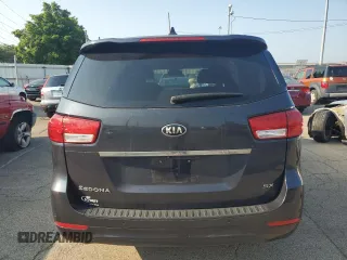 2015 Kia Sedona SX with VIN KNDMC5C10F6047335, listed as a Copart auction lot 66235414 with 154,460 mi miles and Salvage Title. Bid and sale history available at carsss.com. Image 6.