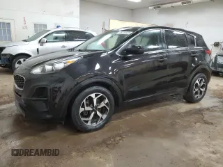 2021 Kia Sportage LX with VIN KNDPM3AC2M7902675, listed as a Copart auction lot 48354825 with 65,454 mi miles and Salvage Title. Bid and sale history available at carsss.com. Image 1.
