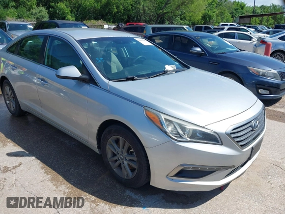 2015 Hyundai Sonata SE with VIN 5NPE24AF9FH041944, listed as a IAAI auction lot 42107263 with 158,270 mi miles and . Bid and sale history available at DreamBid. Image 1.