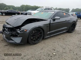 2019 Ford Mustang GT with VIN 1FA6P8CF2K5120219, listed as a Copart auction lot 55864065 with 82,238 mi miles and Salvage title. Bid and sale history available at DreamBid. Image 1.