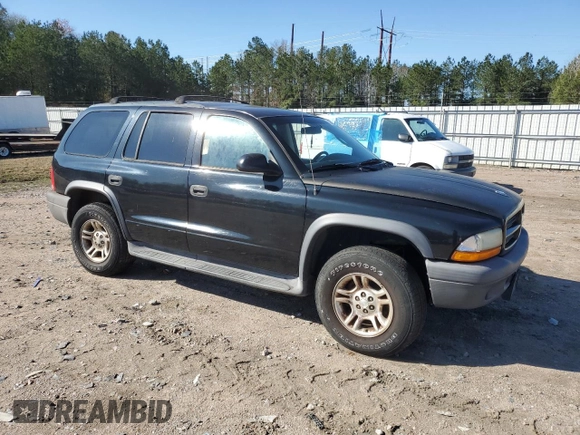 2003 Dodge Durango Sport with VIN 1D4HS38N33F515576, listed as a Copart auction lot 50694365 with 187,847 mi miles and Salvage title. Bid and sale history available at DreamBid. Image 4.
