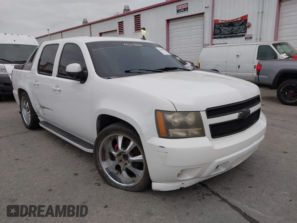 2007 Chevrolet Avalanche LTZ with VIN 3GNEC12J87G109246, listed as a IAAI auction lot 41989146 with 171,005 mi miles and . Bid and sale history available at DreamBid. Image 1.