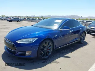 2016 Tesla Model S 70 kWh Battery with VIN 5YJSA1E10GF126433, listed as a IAAI auction lot 42169558 with 120,182 mi miles and . Bid and sale history available at carsss.com. Image 19.