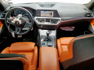 2022 BMW M3 z VIN WBS53AY00NFL69414, wystawiony jako Copart lot #56753065 z przebiegiem 20 837 mil mil oraz Szkoda całkowita • Salvage title. Historia ofert i sprzedaży dostępna na DreamBid. Obrazek 8.