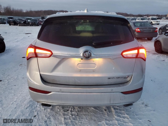 2019 Buick Envision Premium with VIN LRBFX3SX6KD075720, listed as a Copart auction lot 42418075 with 58,258 mi miles and Clean Title. Bid and sale history available at carsss.com. Image 6.
