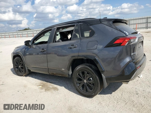 2024 Toyota RAV4 Hybrid XSE with VIN 2T3E6RFV5RW068430, listed as a Copart auction lot 44758425 with 15,369 mi miles and Non Repairable. Bid and sale history available at DreamBid. Image 2.