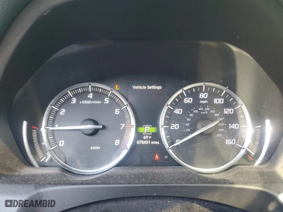 2018 Acura TLX w/Advance Pkg with VIN 19UUB2F79JA003679, listed as a Copart auction lot 53374545 with 78,401 mi miles and Salvage Title. Bid and sale history available at carsss.com. Image 9.