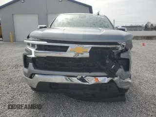 2025 Chevrolet Silverado 1500 LT with VIN 1GCPKKEK4SZ100423, listed as a Copart auction lot 49701795 with 4,134 mi miles and Salvage Title. Bid and sale history available at DreamBid. Image 5.