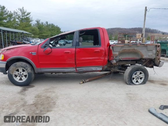 2002 Ford F-150 XLT with VIN 1FTRW08652KE36655, listed as a IAAI auction lot 41908256 with 1 mi miles. Bid and sale history available at carsss.com. Image 15.