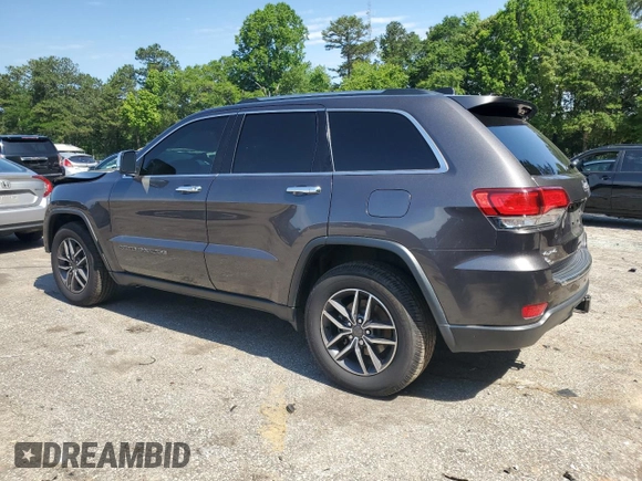 2020 Jeep Grand Cherokee Limited with VIN 1C4RJFBG4LC415360, listed as a Copart auction lot 58296495 with 53,279 mi miles and Salvage title. Bid and sale history available at DreamBid. Image 2.