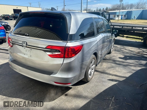 2022 Honda Odyssey EX with VIN 5FNRL6H50NB022655, listed as a Copart auction lot 51377325 with 26,325 mi miles and Clean Title. Bid and sale history available at DreamBid. Image 4.