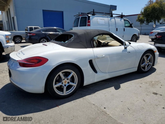 2013 Porsche Boxster with VIN WP0CA2A84DK112112, listed as a Copart auction lot 55149394 with 91,759 mi miles and Salvage Title. Bid and sale history available at carsss.com. Image 3.