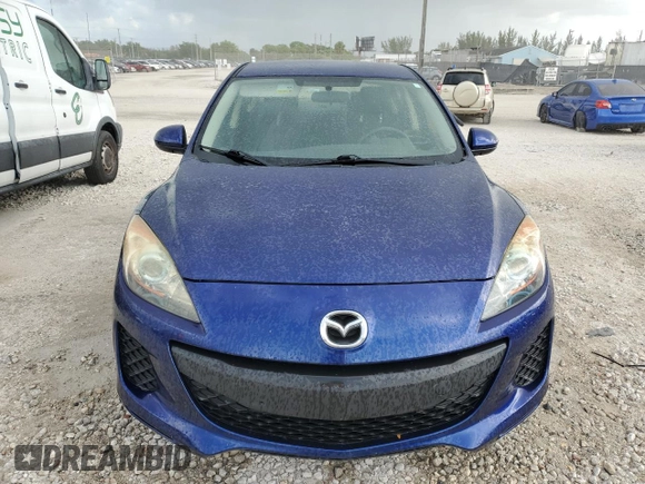 2012 Mazda 3 i Touring with VIN JM1BL1V74C1574174, listed as a Copart auction lot 55396575 with 60,109 mi miles and Salvage Title. Bid and sale history available at DreamBid. Image 5.
