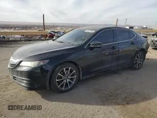 2017 Acura TLX V6 w/Technology Pkg with VIN 19UUB3F5XHA000384, listed as a Copart auction lot 45131705 with 107,421 mi miles and Salvage Title. Bid and sale history available at carsss.com. Image 1.