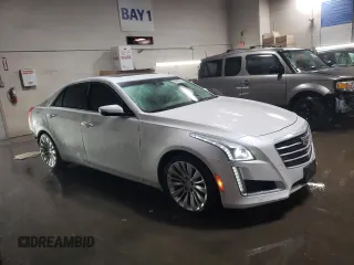 2015 Cadillac CTS Luxury AWD with VIN 1G6AX5SX4F0114053, listed as a Copart auction lot 45485935 with 61,272 mi miles and Salvage title. Bid and sale history available at DreamBid. Image 4.