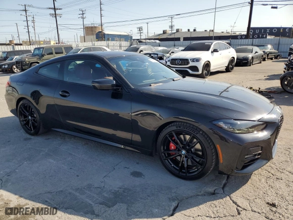 2023 BMW 4 Series 430i with VIN WBA53AP01PCL72042, listed as a Copart auction lot 51974515 with 32,733 mi miles and Clean Title. Bid and sale history available at carsss.com. Image 4.