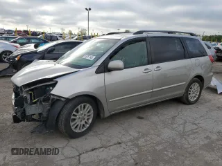 2008 Toyota Sienna XLE z VIN 5TDZK22CX8S109644, wystawiony jako Copart lot #55257145 z przebiegiem Nie podano mil oraz Szkoda całkowita • Salvage title. Historia ofert i sprzedaży dostępna na DreamBid. Obrazek 1.