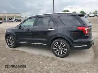 2018 Ford Explorer Platinum с VIN 1FM5K8HT0JGA40158, выставлен на аукционе Copart как лот 56282075 с пробегом 109 769 миль миль и Чистый • Clean title. История ставок и продаж доступна на DreamBid. Изображение 2.