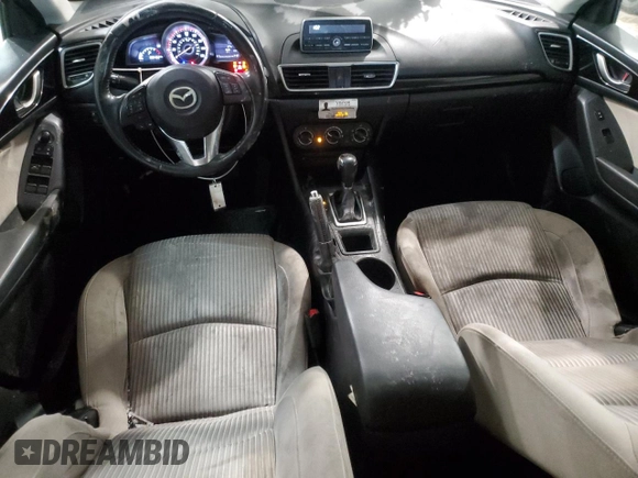 2014 Mazda 3 i Touring with VIN 3MZBM1L75EM116405, listed as a Copart auction lot 44862695 with 109,402 mi miles and Salvage title. Bid and sale history available at DreamBid. Image 8.