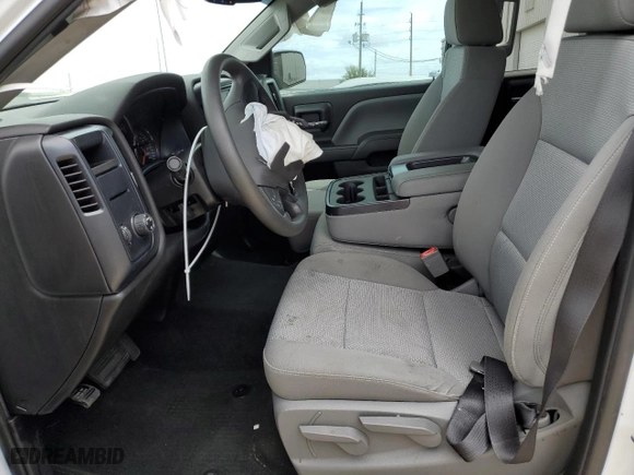 2018 Chevrolet Silverado 1500 Custom with VIN 1GCRCPEC2JZ315597, listed as a Copart auction lot 46287625 with 0 mi miles and Salvage Title. Bid and sale history available at carsss.com. Image 7.