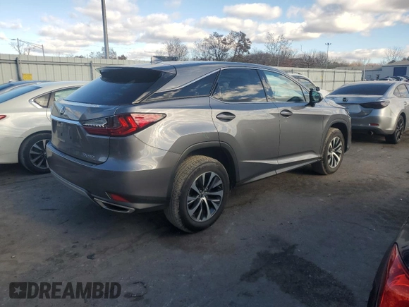 2021 Lexus RX with VIN 2T2AZMDA7MC275120, listed as a Copart auction lot 80251094 with 8,595 mi miles and Salvage Title. Bid and sale history available at carsss.com. Image 3.