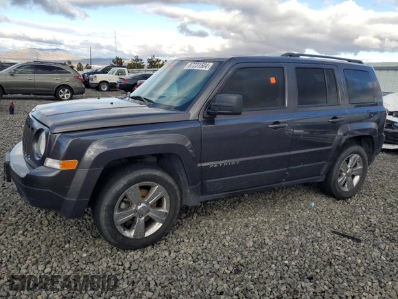 2017 Jeep Patriot High Altitude with VIN 1C4NJRFB4HD175176, listed as a Copart auction lot 87231504 with 146,277 mi miles and Salvage Title. Bid and sale history available at carsss.com. Image 1.