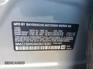 2021 MINI Countryman Oxford Edition with VIN WMZ23BR04M3M78361, listed as a Copart auction lot 42338155 with 11,235 mi miles and Salvage Title. Bid and sale history available at carsss.com. Image 12.