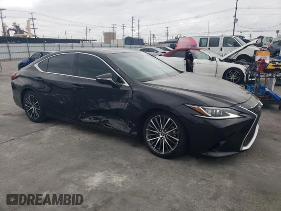 2023 Lexus ES 350 with VIN 58ADZ1B1XPU147601, listed as a Copart auction lot 53552325 with 43,493 mi miles and Salvage Title. Bid and sale history available at DreamBid. Image 4.