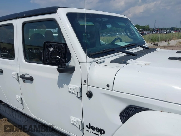 2023 Jeep Gladiator Sport S with VIN 1C6HJTAG3PL532694, listed as a IAAI auction lot 42446863 with 40,525 mi miles and . Bid and sale history available at DreamBid. Image 20.