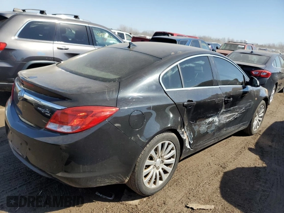 2011 Buick Regal CXL RL3 with VIN W04GR5EC5B1009773, listed as a Copart auction lot 49033575 with 247,660 mi miles and Salvage title. Bid and sale history available at DreamBid. Image 3.