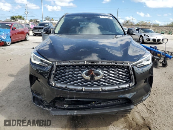2024 Infiniti QX50 Luxe z VIN 3PCAJ5BA6RF105774, wystawiony jako Copart lot #44301445 z przebiegiem 2 532 mil mil oraz Szkoda całkowita • Salvage title. Historia ofert i sprzedaży dostępna na DreamBid. Obrazek 5.