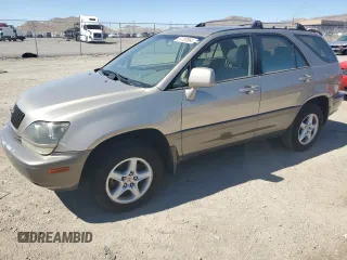 1999 Lexus RX 300 Luxury SUV with VIN JT6GF10U7X0036274, listed as a Copart auction lot 57787864 with 211,369 mi miles and Salvage Title. Bid and sale history available at carsss.com. Image 1.