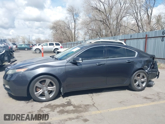 2012 Acura TL Tech Auto with VIN 19UUA9F54CA801889, listed as a IAAI auction lot 41939315 with 186,961 mi miles. Bid and sale history available at carsss.com. Image 14.
