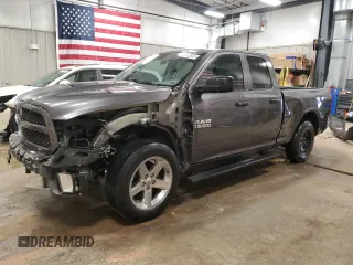 2017 Ram 1500 Tradesman with VIN 1C6RR6FT9HS585850, listed as a Copart auction lot 55512545 with 118,189 mi miles and Salvage title. Bid and sale history available at DreamBid. Image 1.