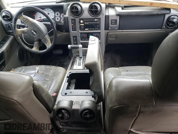 2004 Hummer H2 z VIN 5GRGN23U94H100484, wystawiony jako Copart lot #51427645 z przebiegiem 228 142 mil mil oraz Czysty tytuł • Clean title. Historia ofert i sprzedaży dostępna na DreamBid. Obrazek 8.