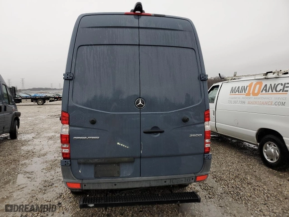 2018 Mercedes-Benz Sprinter Cargo Van Worker with VIN WD3PE7CDXJP646317, listed as a Copart auction lot 45217455 with 82,427 mi miles and Clean Title. Bid and sale history available at carsss.com. Image 6.