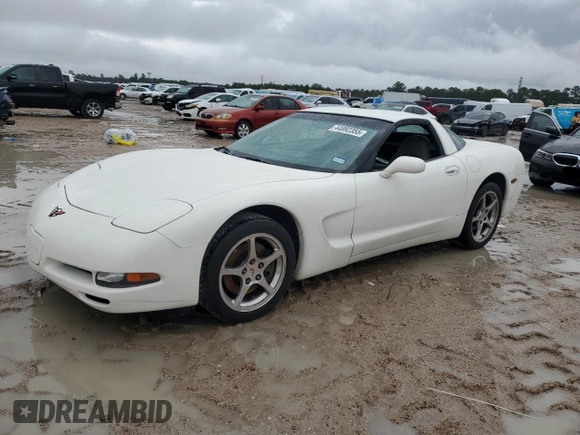 2002 Chevrolet Corvette with VIN 1G1YY22G625116965, listed as a Copart auction lot 44992355 with 136,446 mi miles and Salvage Title. Bid and sale history available at carsss.com. Image 1.