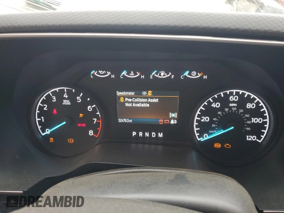 2022 Ford F-150 XL with VIN 1FTFW1E58NFB96650, listed as a Copart auction lot 45778235 with 52,479 mi miles and Salvage Title. Bid and sale history available at carsss.com. Image 9.