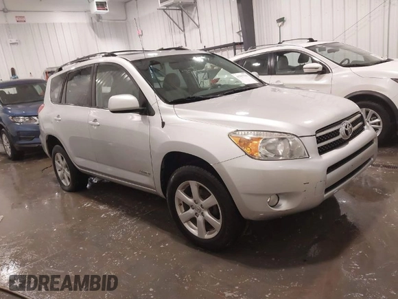 2008 Toyota RAV4 Ltd with VIN JTMZD31V286059955, listed as a IAAI auction lot 41757715 with 217,396 mi miles. Bid and sale history available at carsss.com. Image 1.