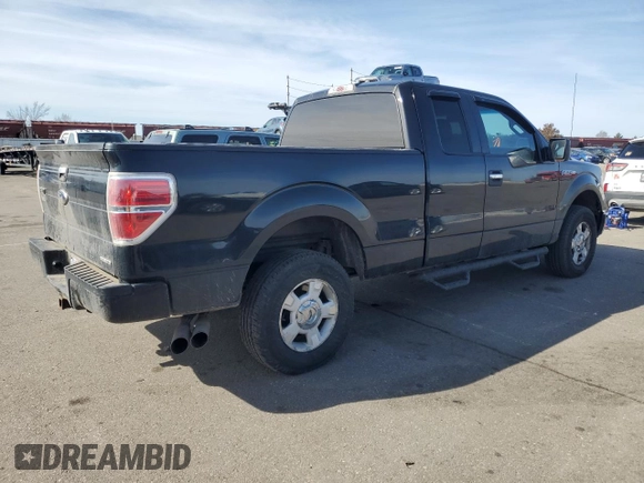2012 Ford F-150 XL with VIN 1FTFX1EF1CFC21049, listed as a Copart auction lot 47586835 with 155,949 mi miles and Salvage Title. Bid and sale history available at carsss.com. Image 3.