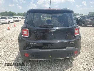 2016 Jeep Renegade Limited with VIN ZACCJBDT5GPC61266, listed as a Copart auction lot 61795035 with 125,784 mi miles and Salvage title. Bid and sale history available at DreamBid. Image 6.